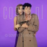 18-01-1999 Herman Brood and Tanja Jess at studio in Amsterdam.

[keywords]Posed, Half Length, Gun[/keywords]